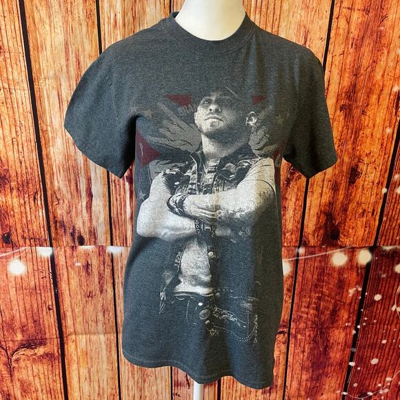 Brantley Gilbert Stone Cold concert tee unisex size small grey cotton short slee - Picture 2 of 4